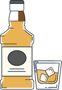 Whiskey Bottle Illustration | Distilling Malts | Crisp Malt