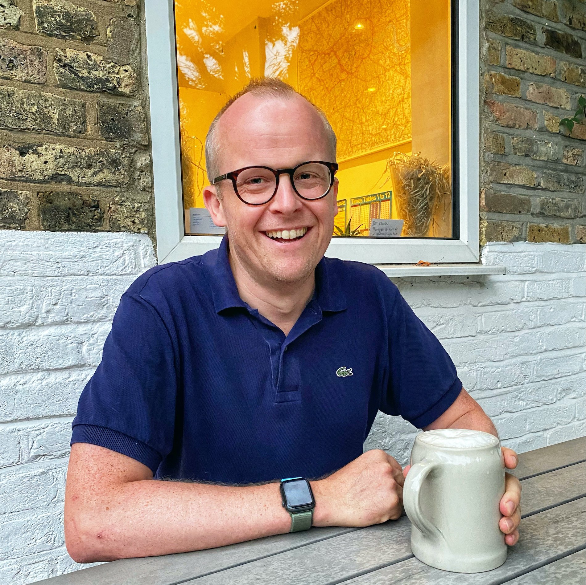 A picture of beer writer Will Hawkes
