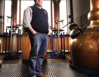 Andrew Nelstrop at The English Whisky Company. Photo by Anthony Kelly