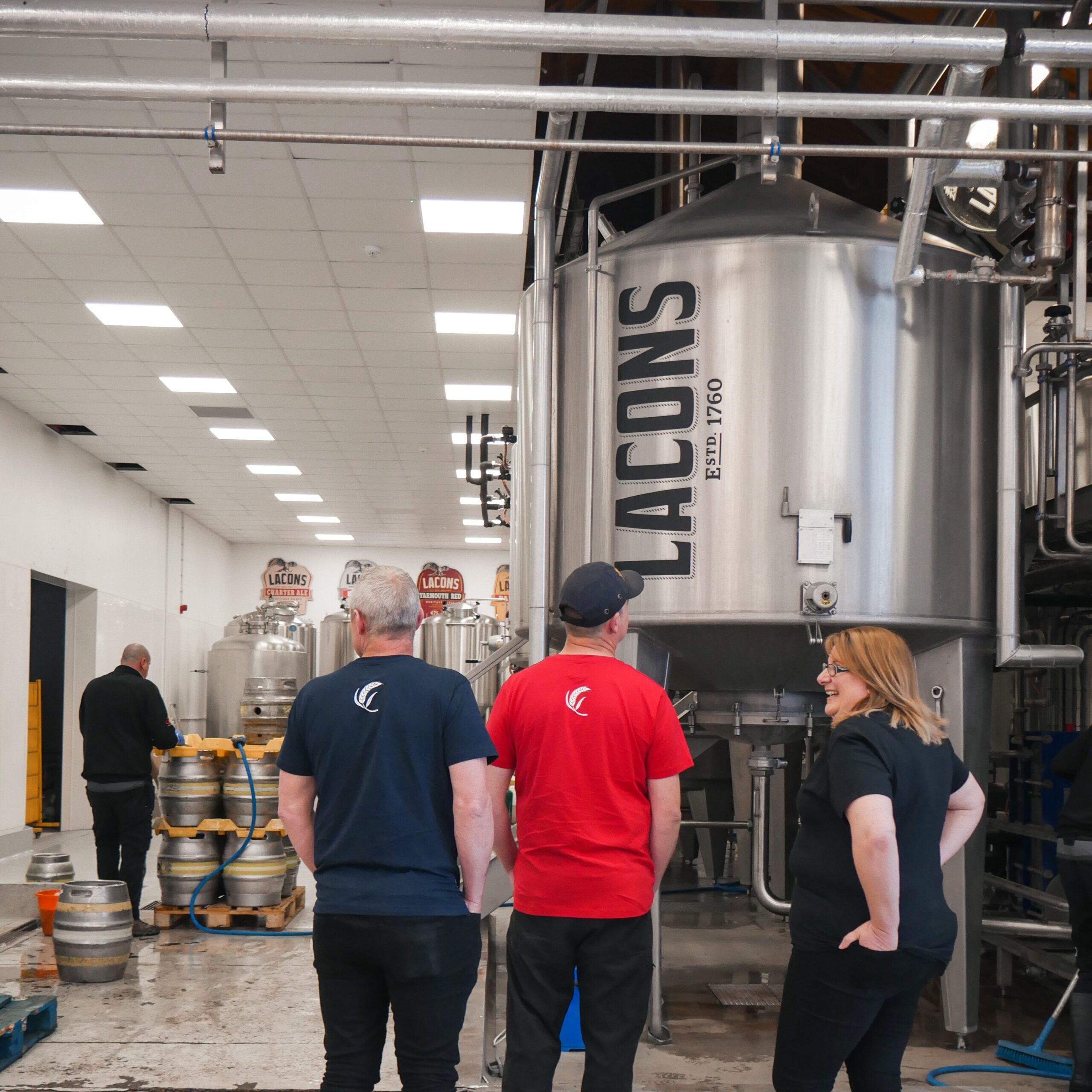 Mash tun at Lacons Craft Brewery in Norfolk, UK