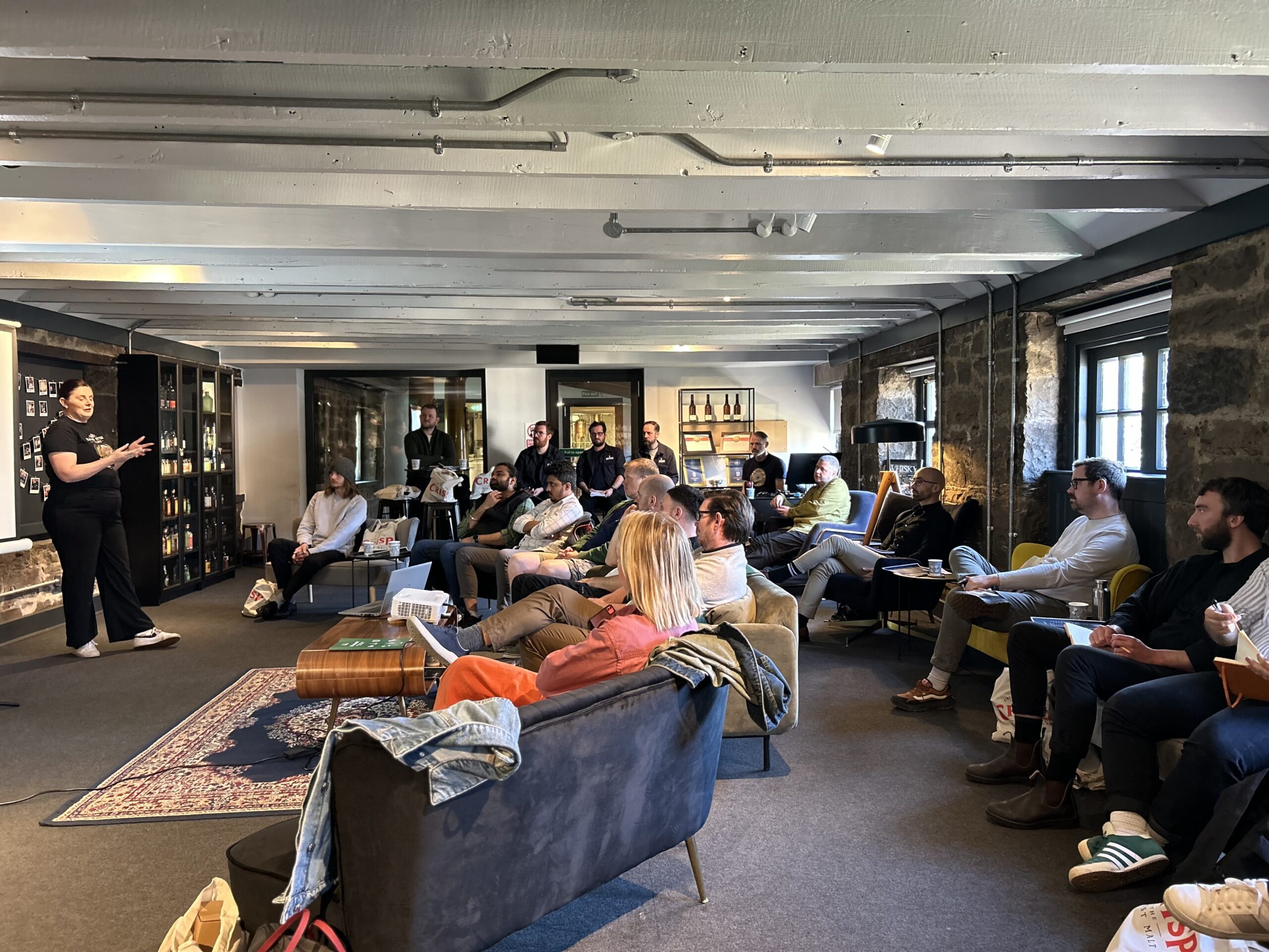 Malting and distilling event with Crisp Malt